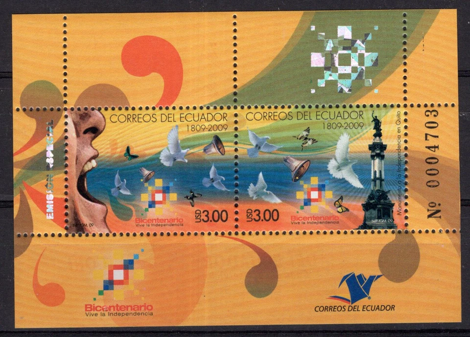 ECUADOR, 2009, INDEPENDENCE, MNH - Image 1 of 1