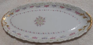 J.P. L. France Oval Decorative Plate - Picture 1 of 3