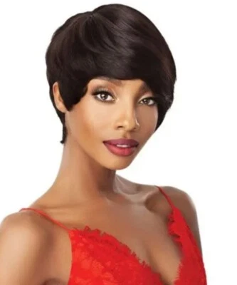 Outre Fab &Fly Renata Natural Brown Wig - Image 1 of 4