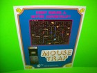 Mouse Trap 1981 Arcade Vide Game Magazine AD Artwork Sheet Vintage 1981 Retro