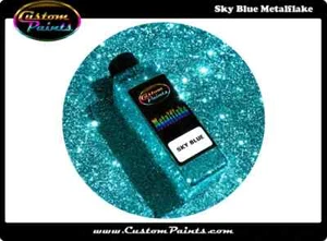 SKY BLUE Metal Flake 2oz Medium - Hex 004, Automotive Custom, plasti dip, HotRod - Picture 1 of 1