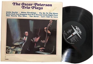 TRIO PLAYS THE OSCAR PETERSON VINYL LP ALBUM 1964 VERVE lbl LITTLE DARLIN ORIG! - Picture 1 of 3