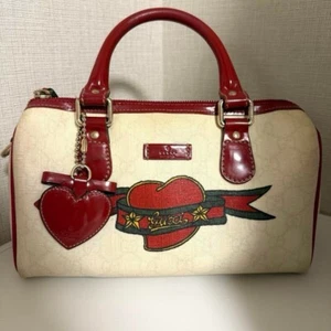 Rihanna para GUCCI UNICEF Colección PVC Mini Bolso Boston Off-White Usado Italia - Imagen 1 de 10