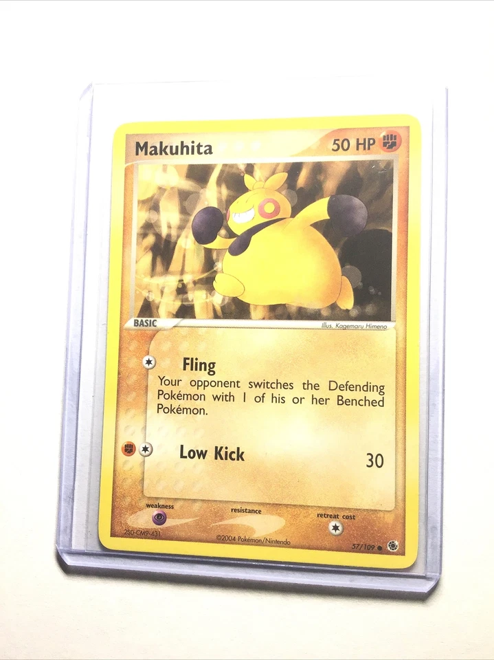 MAKUHITA - 57/109 - Ruby & Sapphire - NO E-READER - Common - Pokemon Card - NM - Image 1 of 1