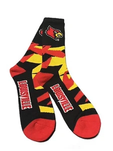 NCAA Louisville Cardinals Football Crew Sock Large - Picture 1 of 1