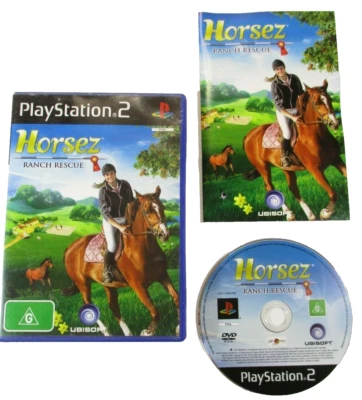 Horsez Ranch Rescue PS2 Game G PAL Ubisoft Sony 2007 Manual Tested. - Image 1 of 4