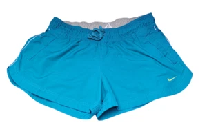 Nike Vintage Neon Blue Performance Shorts - XL(18-20) Youth - Picture 1 of 4