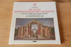 STILL SEALED Bach André Rampal Paillard Die 6 Brandeburgische Konzerte 2 LP - Picture 1 of 3