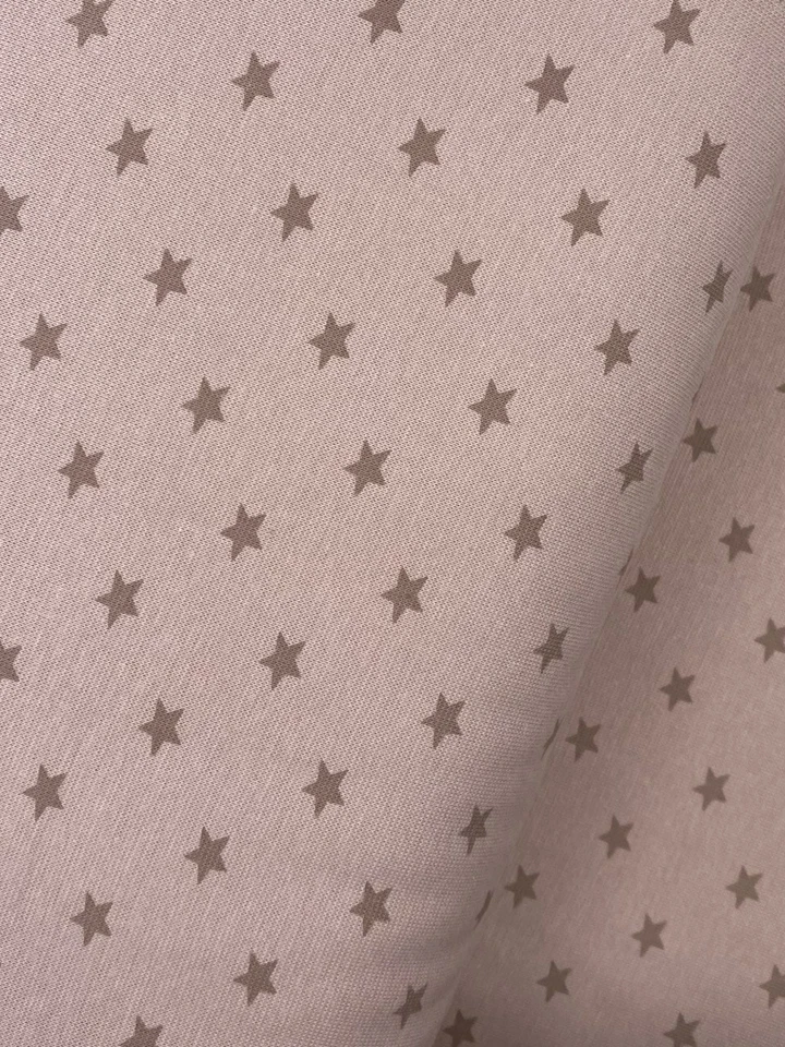 Bündchenstoff im Schlauch Sterne Meterware sand - Bild 1 von 1