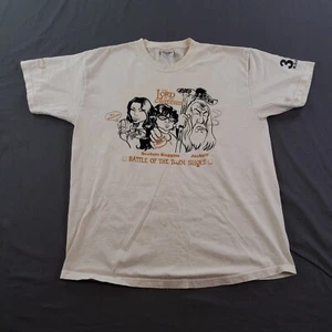 Vintage Crotch Cannibal Shirt Mens White Large Biker Lord Of The Rings Parody - Picture 1 of 11