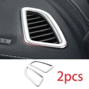 For Benz GLC X253 Silver Steel 2016-2021 2PCS Trim Dashboard L&R Air Outlet Vent - Picture 1 of 8