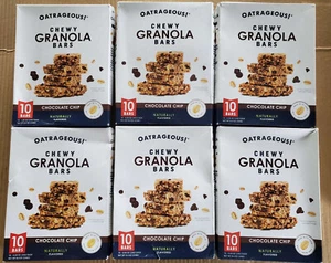 Oatrageous! Chocolate Chip Chewy Granola Bars 60 ct. (6 Boxes of 10) - Picture 1 of 4