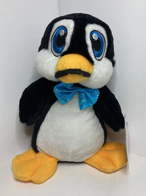 Penquin plush 10” By Nanco Black White Yellow New Old Stock 2011 - Image 1 of 4