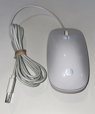 HP Wired Optical Mouse MOMKUO USB 2.0 Retro Hardware Scrolling Button - Image 1 of 3