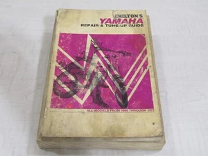 1964-1972 YAMAHA MOTORCYCLE CHILTON'S REPAIR & TUNE-UP GUIDE MANUAL 5801 - Picture 1 of 3
