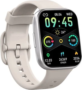 Smart Watch Fitness Tracker Waterproof Compatible with Samsung Galaxy Phones - Picture 1 of 15