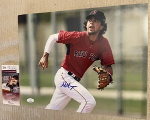 Marcelo Mayer Boston Red Sox 11x14 Color Photo Auto Signed JSA Witness COA #3 - Picture 1 of 1