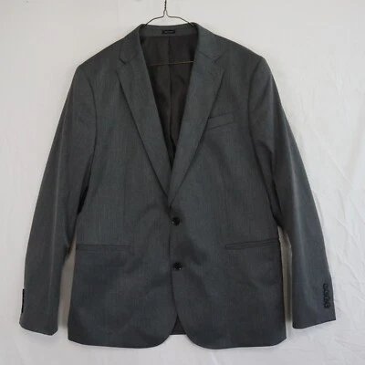 JF J Ferrar Blazer Mens 44R Slim Fit Suit Jacket Sport Coat Formal Business Gray - Image 1 of 4