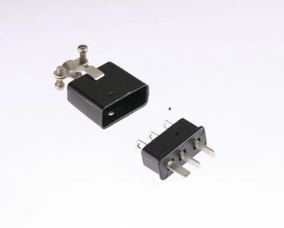 MOLEX (4pcs) Beau Cinch P3303CCT Jones 3-Pin Plug Connector Cable Clamp Top P303CCT