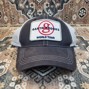 Garth Brooks World Tour Mesh Hat Adjustable Snapback Signature 7 Series - Picture 1 of 12
