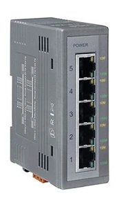 ICP DAS NS-205 10/100 Mbps Speed Unmanaged 5-Port Industrial Ethernet Switch ... - Picture 1 of 9