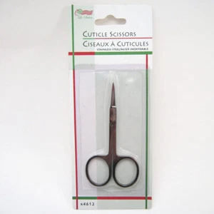 Cuticle Nail Scissors Stainless Steel 3.5" Manicure Pedicure Nose Facial Hair !! - Picture 1 of 1
