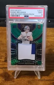 2022 Select Daniel Bellinger #JS42 JMB RKE SWT-GREEN PRIZM PSA-9 - Picture 1 of 2