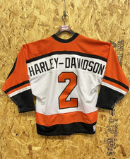Vintage ’93 Crossbar Fort Wayne Komets Lee Harley Davidson ECHL Hockey Jersey XL
