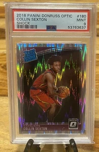 2018 Panini Donruss Optic COLLIN SEXTON #180 RC Rated Rookie SHOCK PSA 9 MINT - Picture 1 of 1