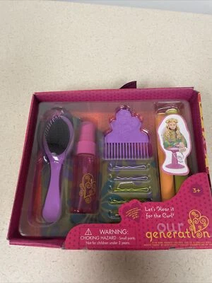 Juego de accesorios Our Generation Let's Hear it for the Curl nuevo en caja 2 paquetes por $ 14.00 Foto 1 de 2
