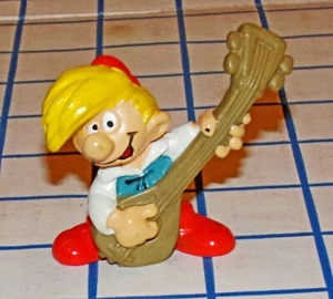 Wallace Berry 1978 Peewit with Lute Smurf Friend Schleich Peyo PVC Figure VG - Picture 1 of 5
