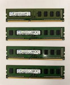 LOT 8GB (2GBX4) DDR3-12800U PC3 Desktop Memory RAM SK Hynix Samsung - Afbeelding 1 van 3
