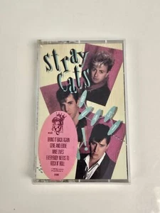 New Sealed Stray Cats Blast Off Cassette Rockabilly World Gene And Eddy 1989 - Picture 1 of 4