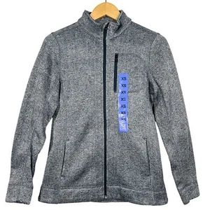 NEU! Marc New York Full Zip Heringbone Jacket Mock Neck Athletic - XS - Bild 1 von 4