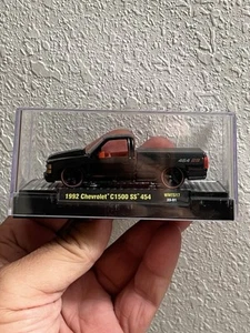 M2 Machines 1/64 Mijo Exclusives 1992 Chevrolet C1500 SS 454 Black Walmart Excl - Picture 1 of 5