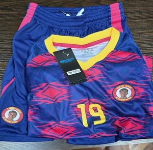 Youth Lamine Yamal #19 Jersey + Shorts Set Kids Soccer Large Size 28 Photo - Picture 1 of 5