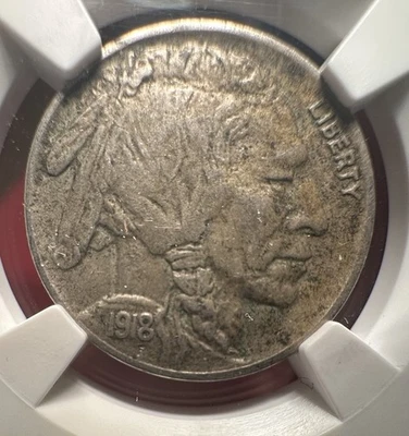 1918 D Buffalo Nickel AU 50 About Uncirculated NGC Certified - Image 1 of 3