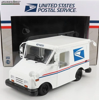 MODELLINO FURGONE STATICO GREENLIGHT GRUMMAN LLV VAN USPS MAIL POST 2010 1/18 - Immagine 1 di 4