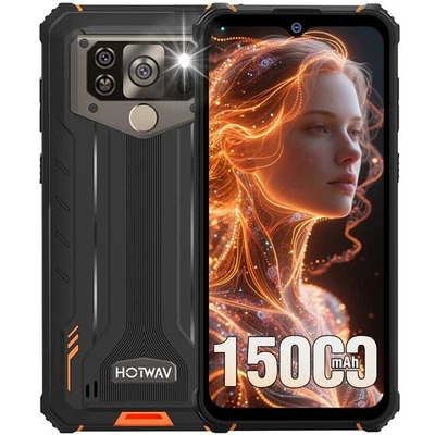 HOTWAV W10 Robustes Smartphone 15000mAh Dual SIM Android 32GB Handy Ohne Vertrag