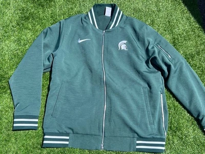 $170 Men’s (M)| Nike Michigan State Spartans Sideline Bomber Jacket No Tags 2024 - Image 1 of 4
