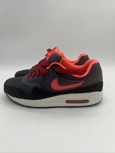 NIke Air Max 1 (GS) Dark Gray /Gym Red-Black-Hot Lava Size 6.5Y/Women’s 8 - Picture 1 of 10