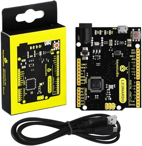 KEYESTUDIO Leonardo R3 Microcontroller Development Board with USB Cable Kit for - Picture 1 of 7