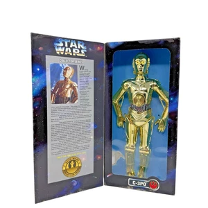 Modellino Kenner's Star Wars vintage da collezione serie 12" C-3PO 1997 difetti scatola** - Foto 1 di 16