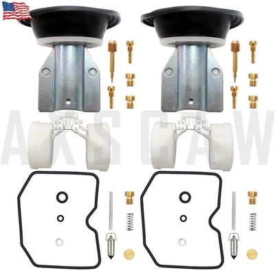 Kit de reparación de carburador diafragma émbolo para Kawasaki EX500 GPZ500 Ninja 500R Foto 1 de 4