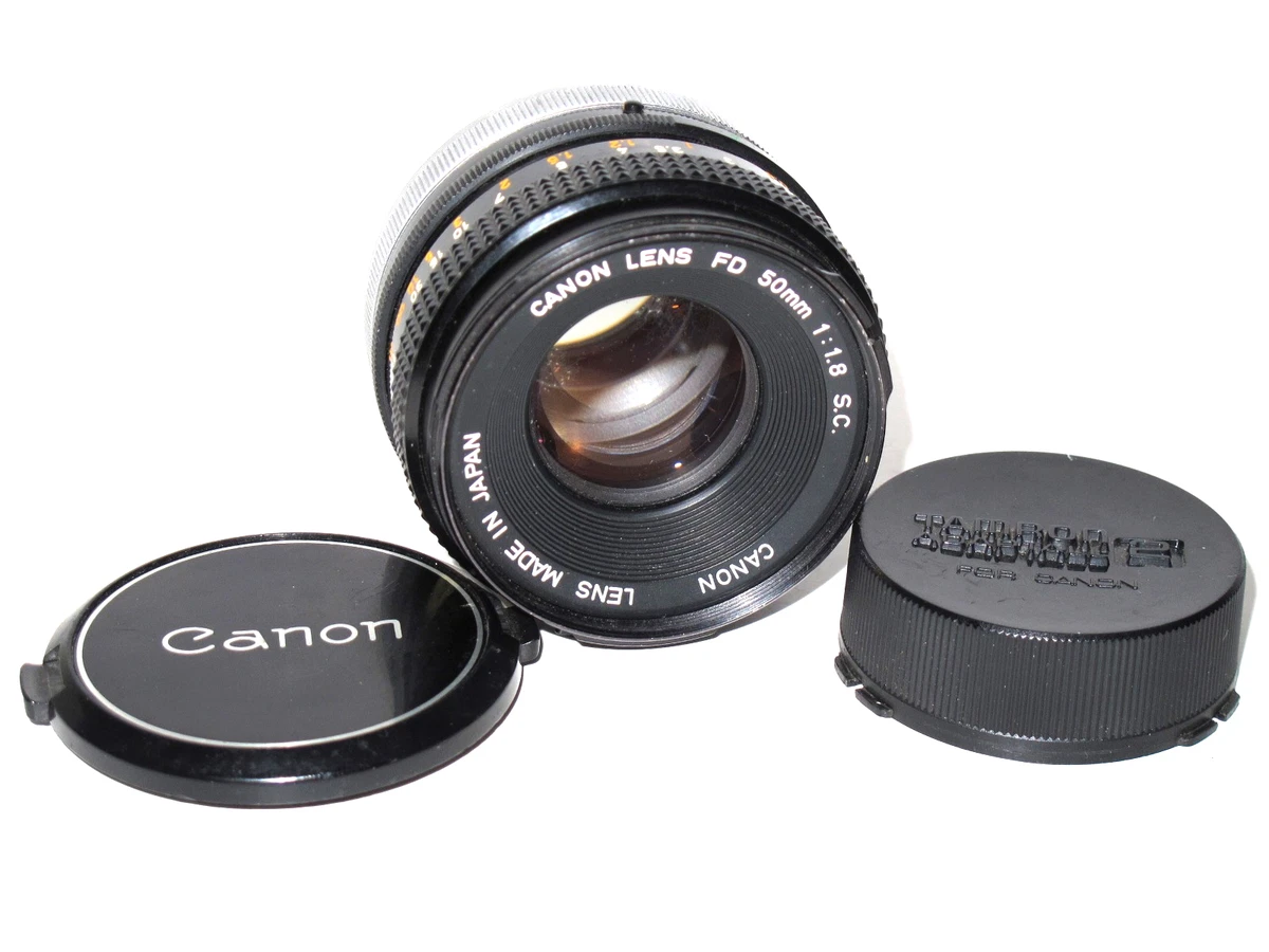Canon FD f/1.8 Camera Lenses 50mm Focal for sale | eBay