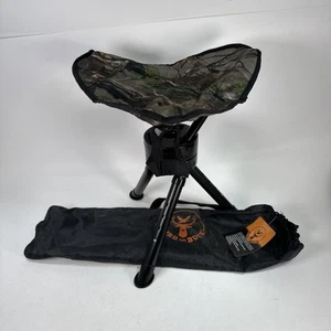 NEW BIRD & BUCK SHOOTERS 360° SWIVEL FOLDING STOOL HUNTING FISHING CAMPING - Picture 1 of 8