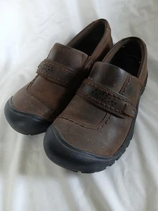 Zuecos de senderismo Keen para mujer de cuero marrón Kaci sin cordones talla 9 excelente estado - Imagen 1 de 12
