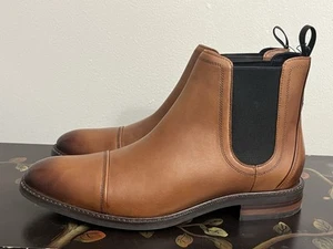 Stivali Chelsea Cole Haan da uomo Conway Grand Os impermeabili British Tan taglia US 10,5 M - Foto 1 di 10