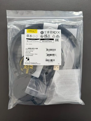 New Sealed Jabra Evolve 20 Stereo MS Headset 4999-823-109 W11M Version D - Image 1 of 4