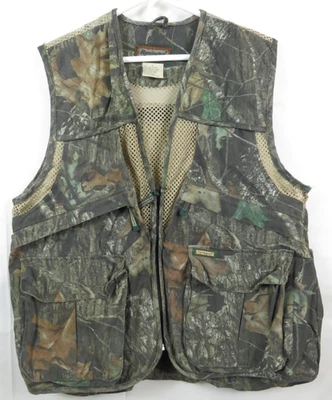 Remington Mesh Camo Hunting Vest Size L Game Pocket - Image 1 of 4